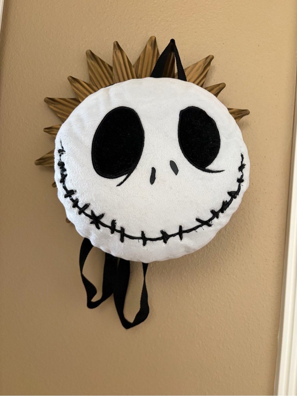 Vintage Tim Burtons Nightmare Before Christmas Jack Skellington Backpack